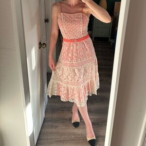 💕BOGO💕Chelsea and Violet lace dress strapless detachable straps